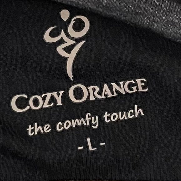 Cozy Orange Grey Black Side Ruched Strappy Athleisure Tank - Picture 5 of 5